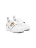 Moschino Kids Leo Teddy-motif sneakers - White