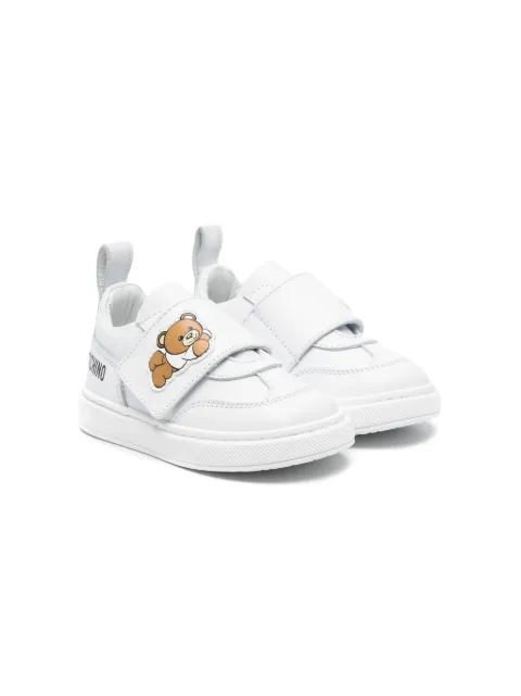 Moschino Kids Leo Teddy-motif sneakers  