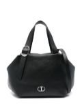 TWINSET leather tote bag - Black