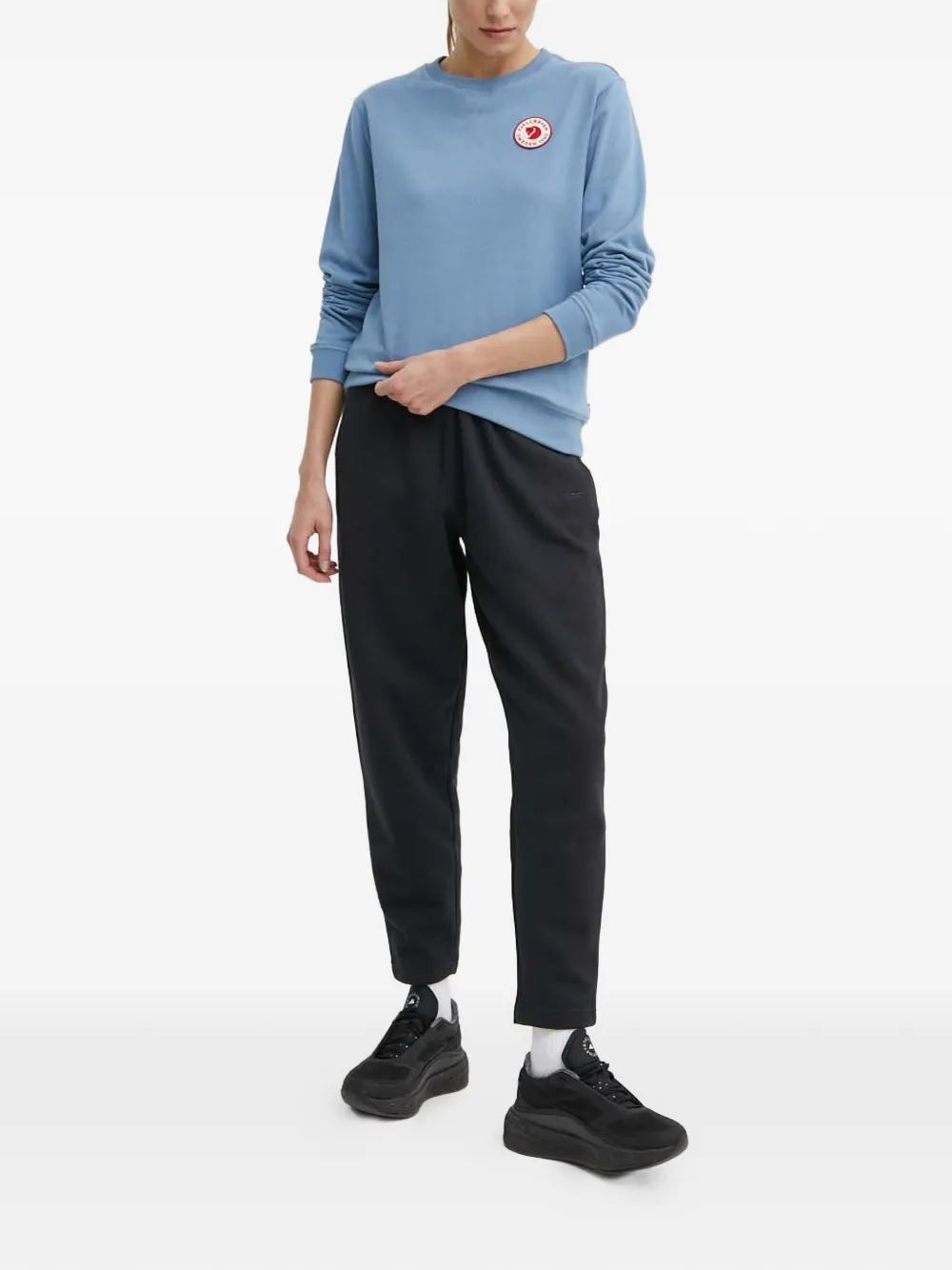 Fjall Raven 1960 Logo-badge Crew-neck Sweatshirt In Blue