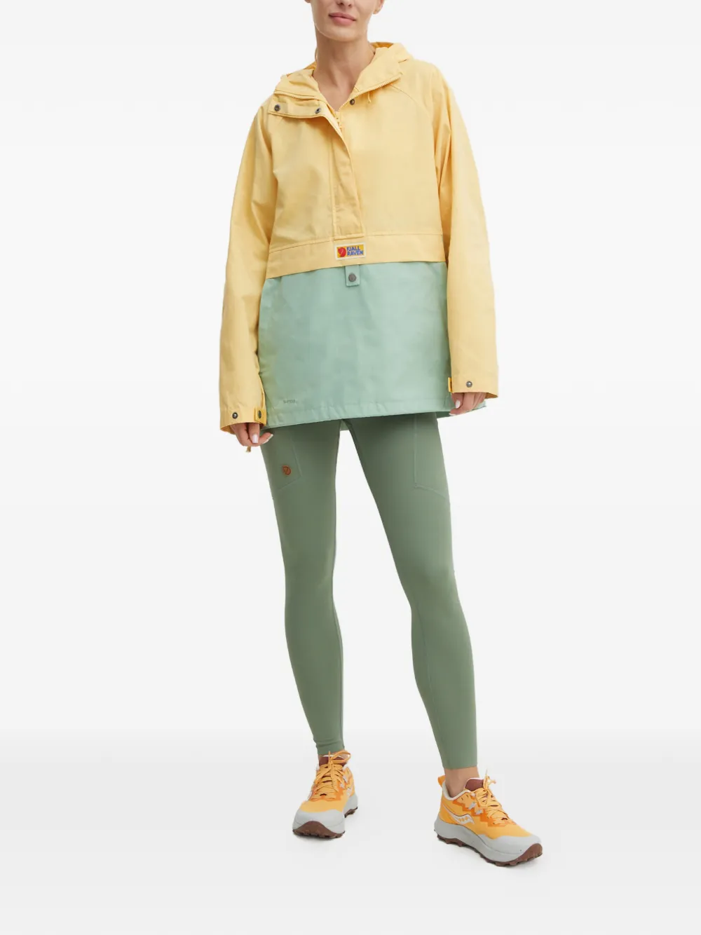 Fjall Raven Abisko Pocket Leggings In Green