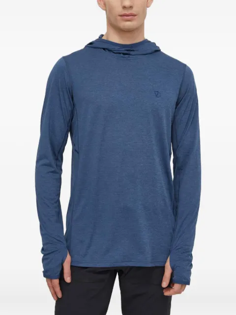 Fjällräven hoodie con logo bordado