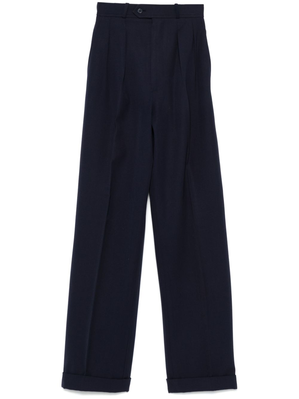 Saint Laurent Pre-Owned 1970s tailored trousers - Blue