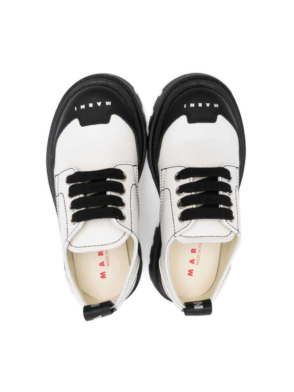 Marni Kids Leren sneakers Wit