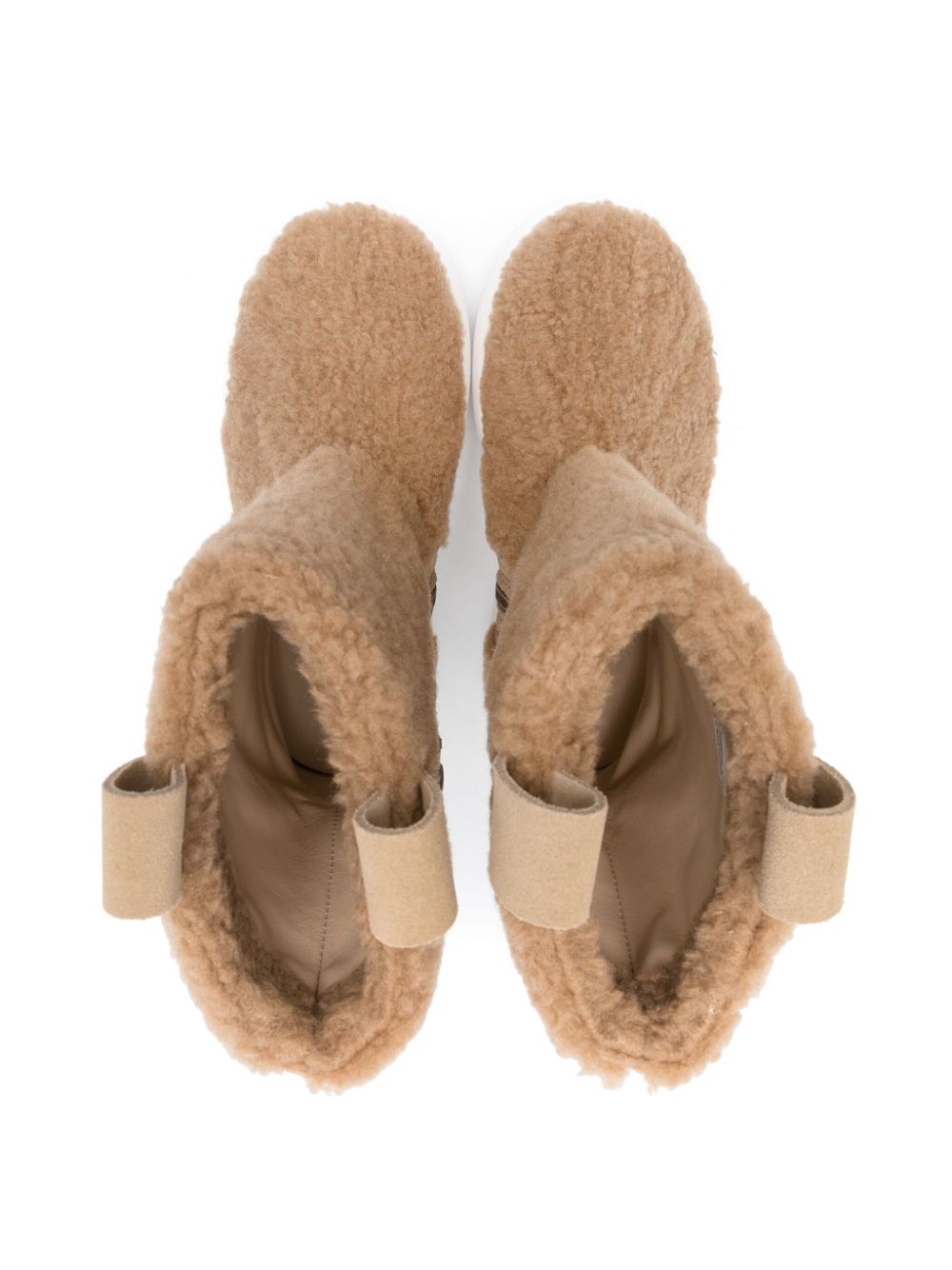 Marni Kids faux-fur boots Brown