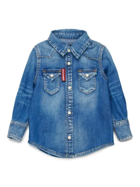 DSQUARED2 KIDS Spijkershirt met Western-stijl
