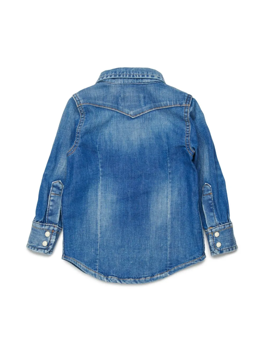 DSQUARED2 KIDS Spijkershirt met Western-stijl - Blauw