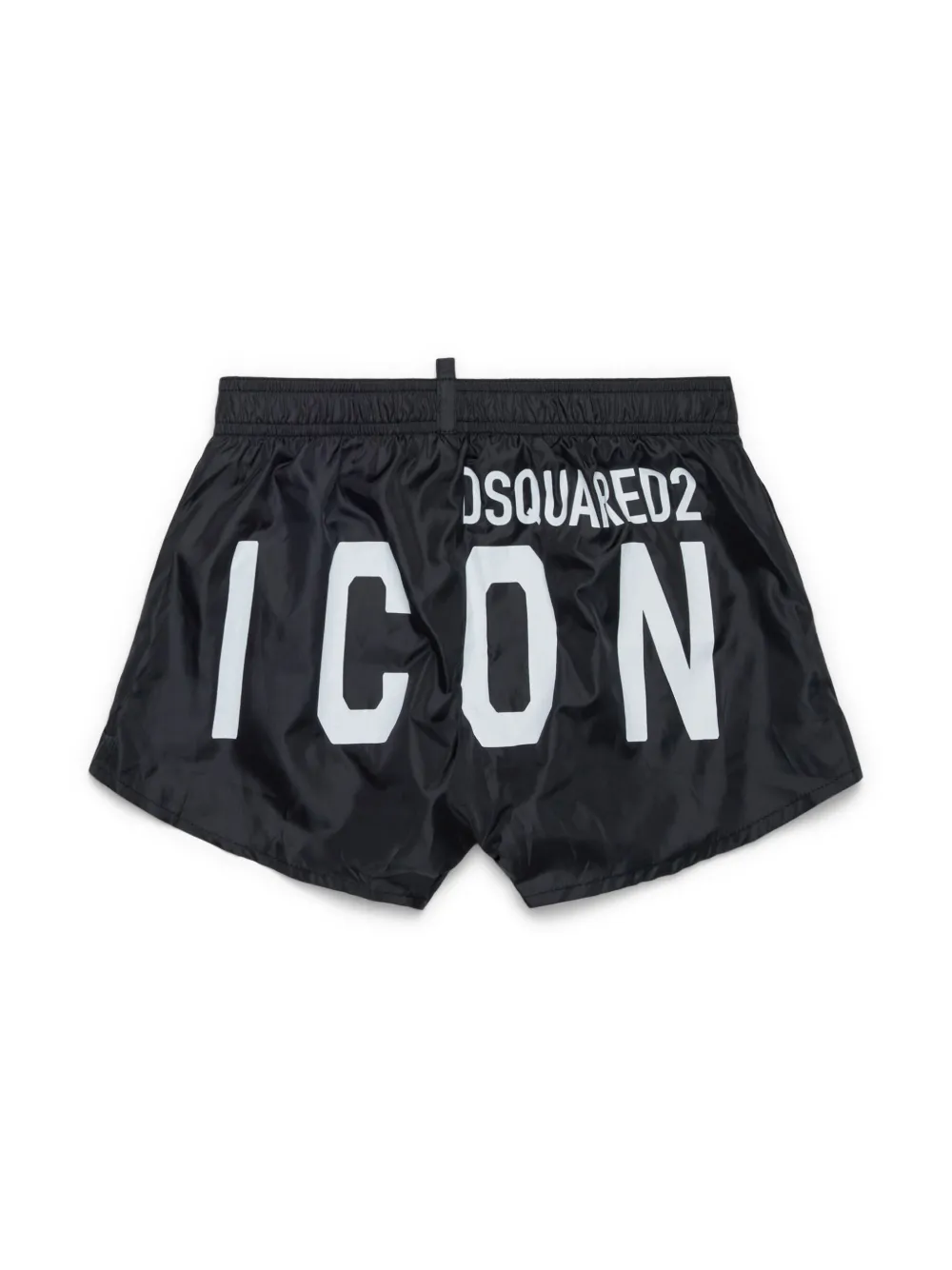 DSQUARED2 KIDS Zwembroek met logoprint - Zwart