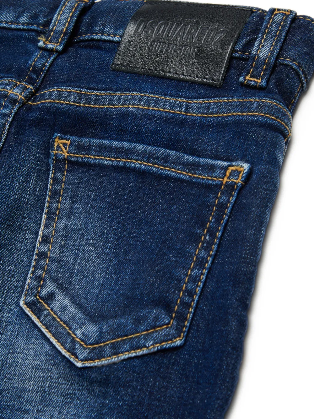 DSQUARED2 KIDS Jeans met toelopende pijpen Blauw