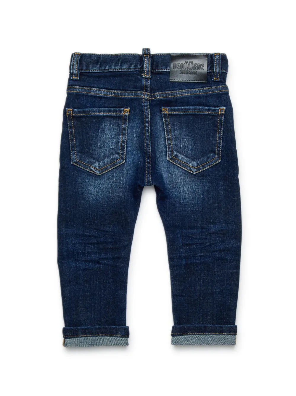 DSQUARED2 KIDS Jeans met toelopende pijpen - Blauw