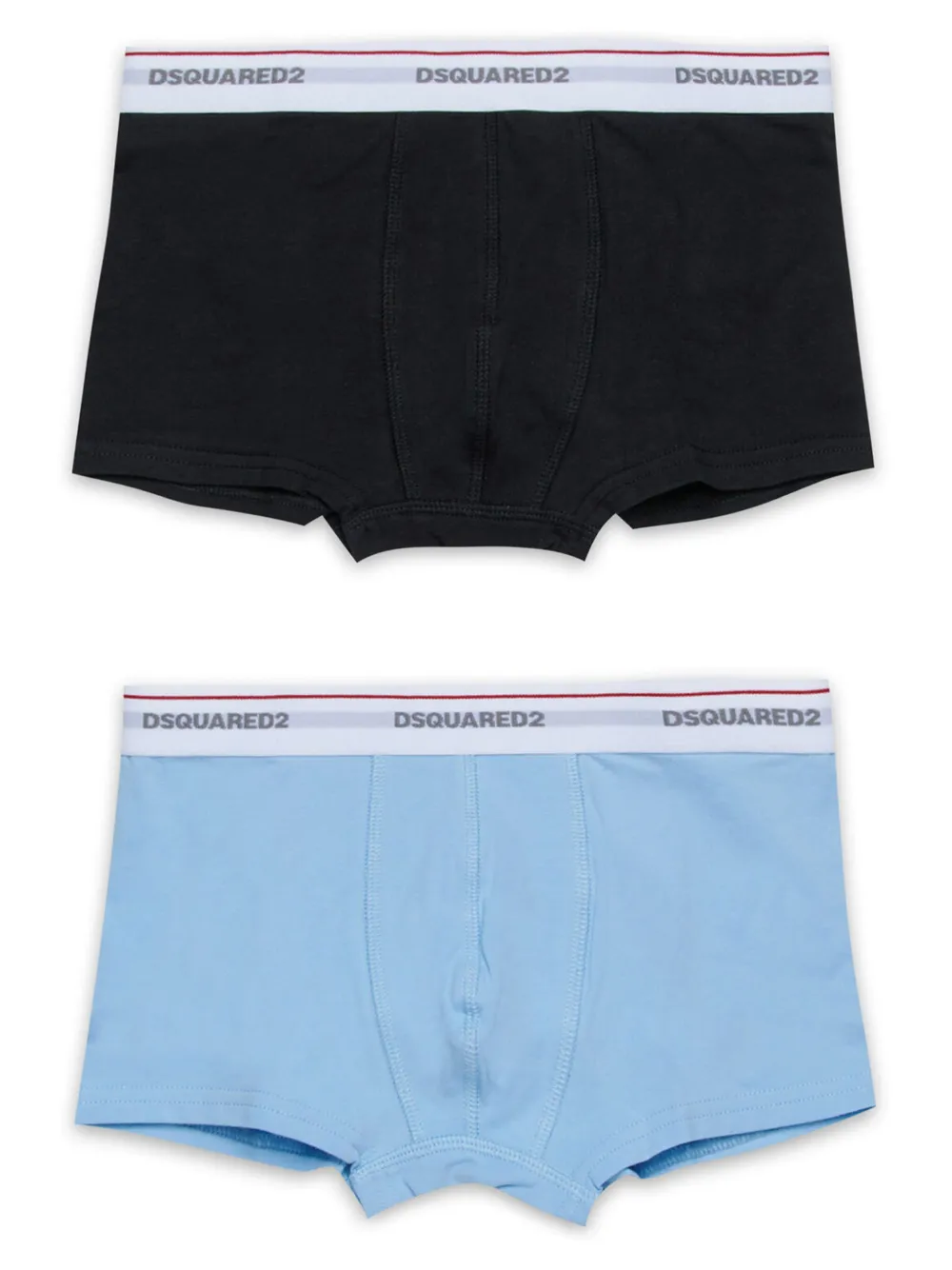 DSQUARED2 KIDS ロゴウエスト ボクサーパンツ セット - ブルー DSQUARED2 KIDS ロゴウエスト ボクサーパンツ セット - ブルー