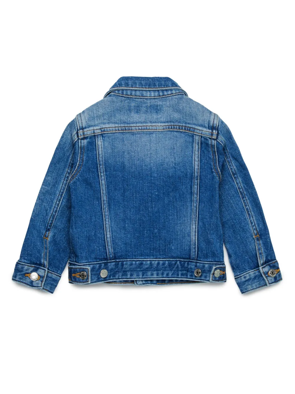 DSQUARED2 KIDS Spijkerjack met logopatch - Blauw