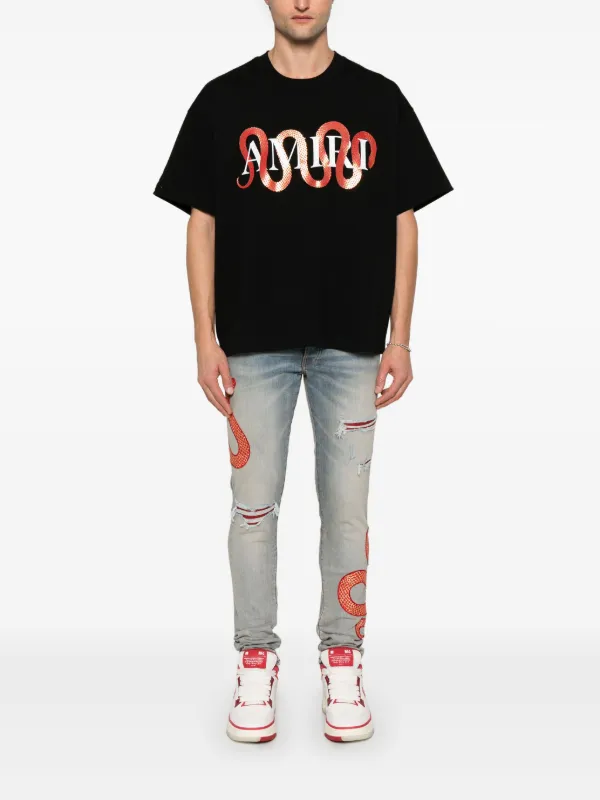 【送料&関税込】AMIRI snake Logo T-shirt Amiri Amiri Snake Tee - LABELS