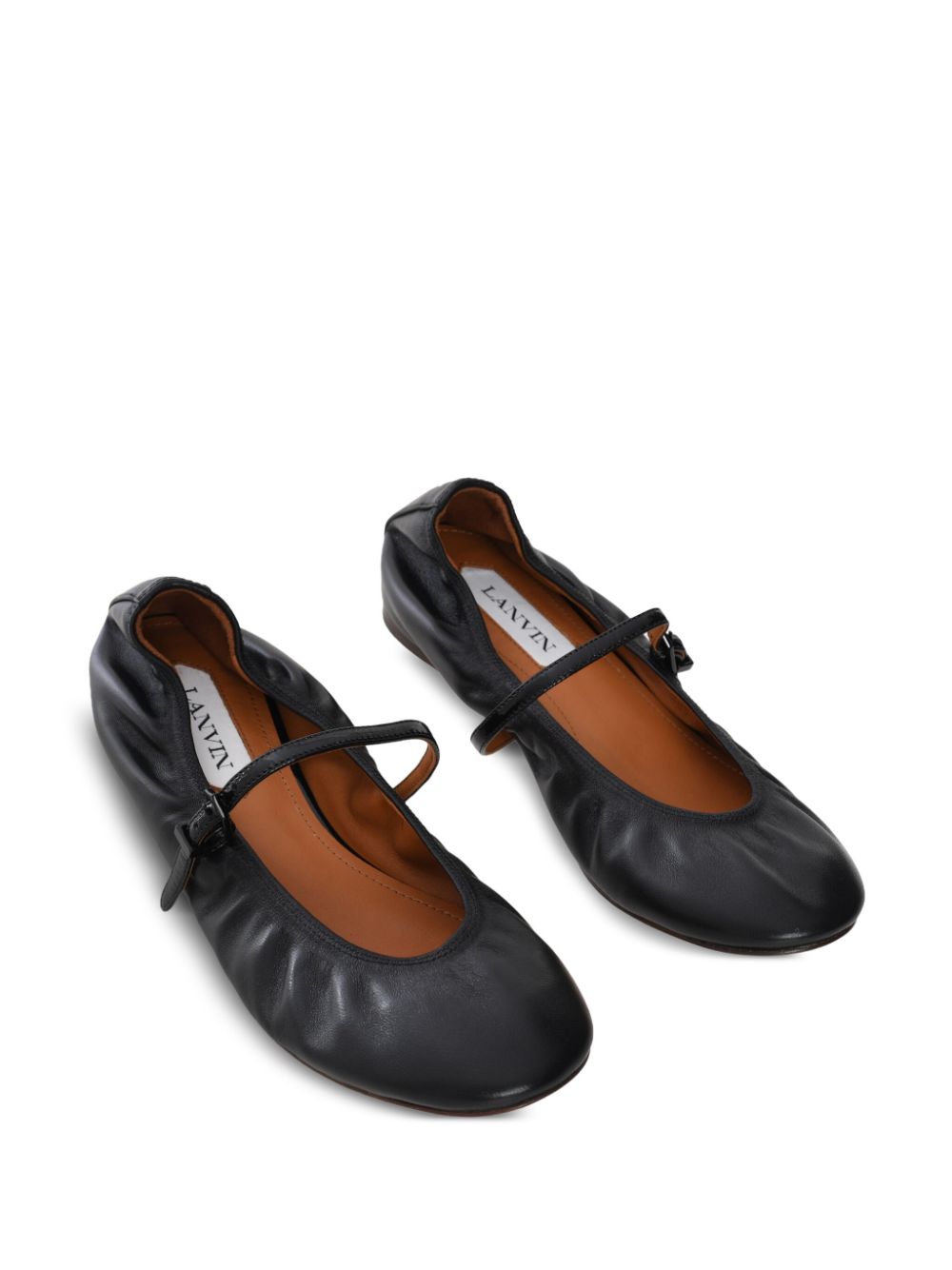 Lanvin leather ballet flats - Zwart