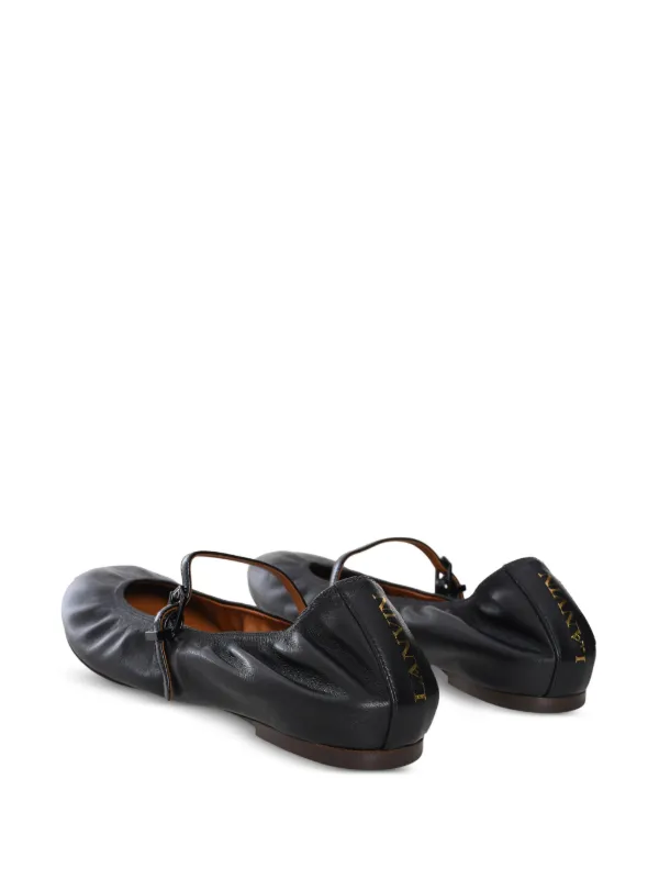 ランバン　フラットシューズ　やぎ革 LANVIN COLLECTION バイカラーフォーマルオックスフォード