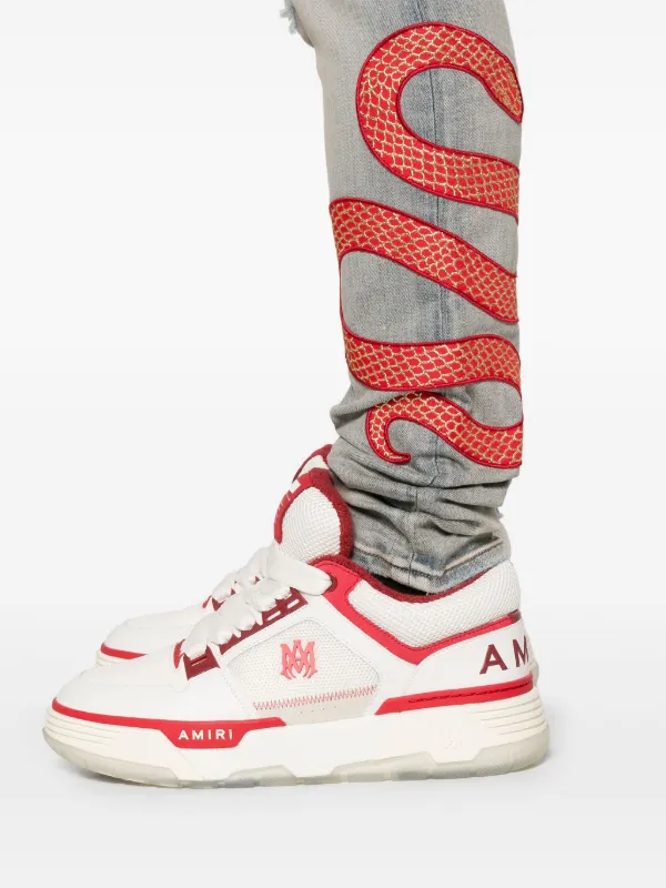 AMIRI Snake Jeans | Blue | FARFETCH