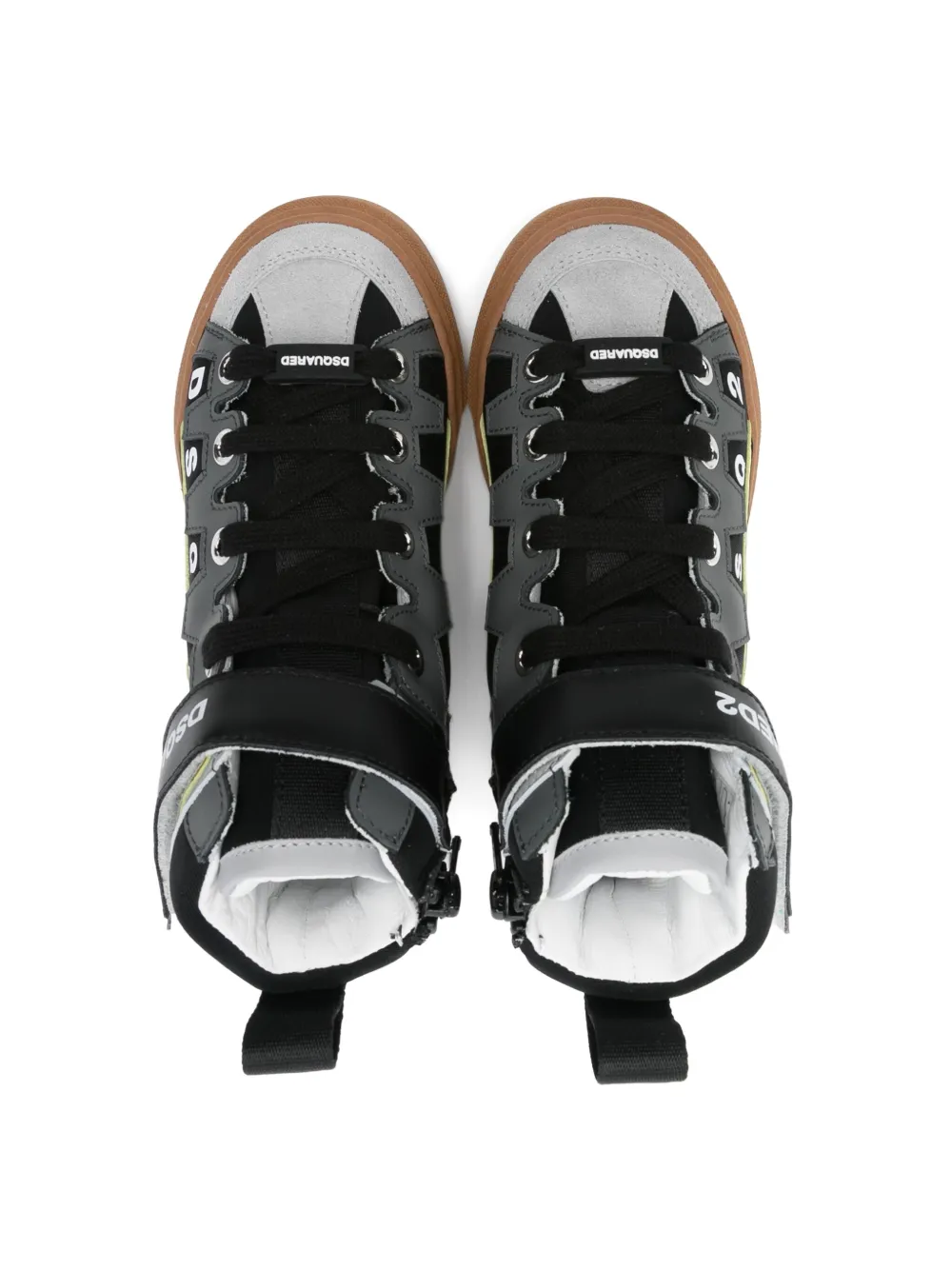 DSQUARED2 KIDS Sneakers met vlakken Zwart