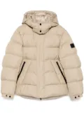 BOSS logo-patch padded jacket - Neutrals
