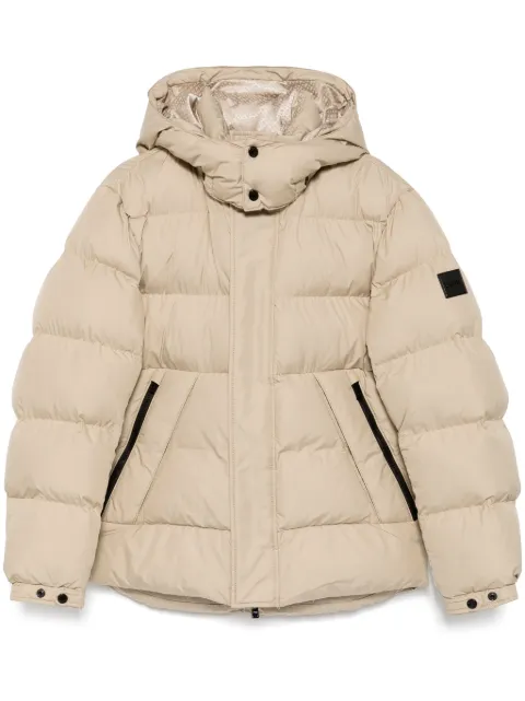 BOSS logo-patch padded jacket