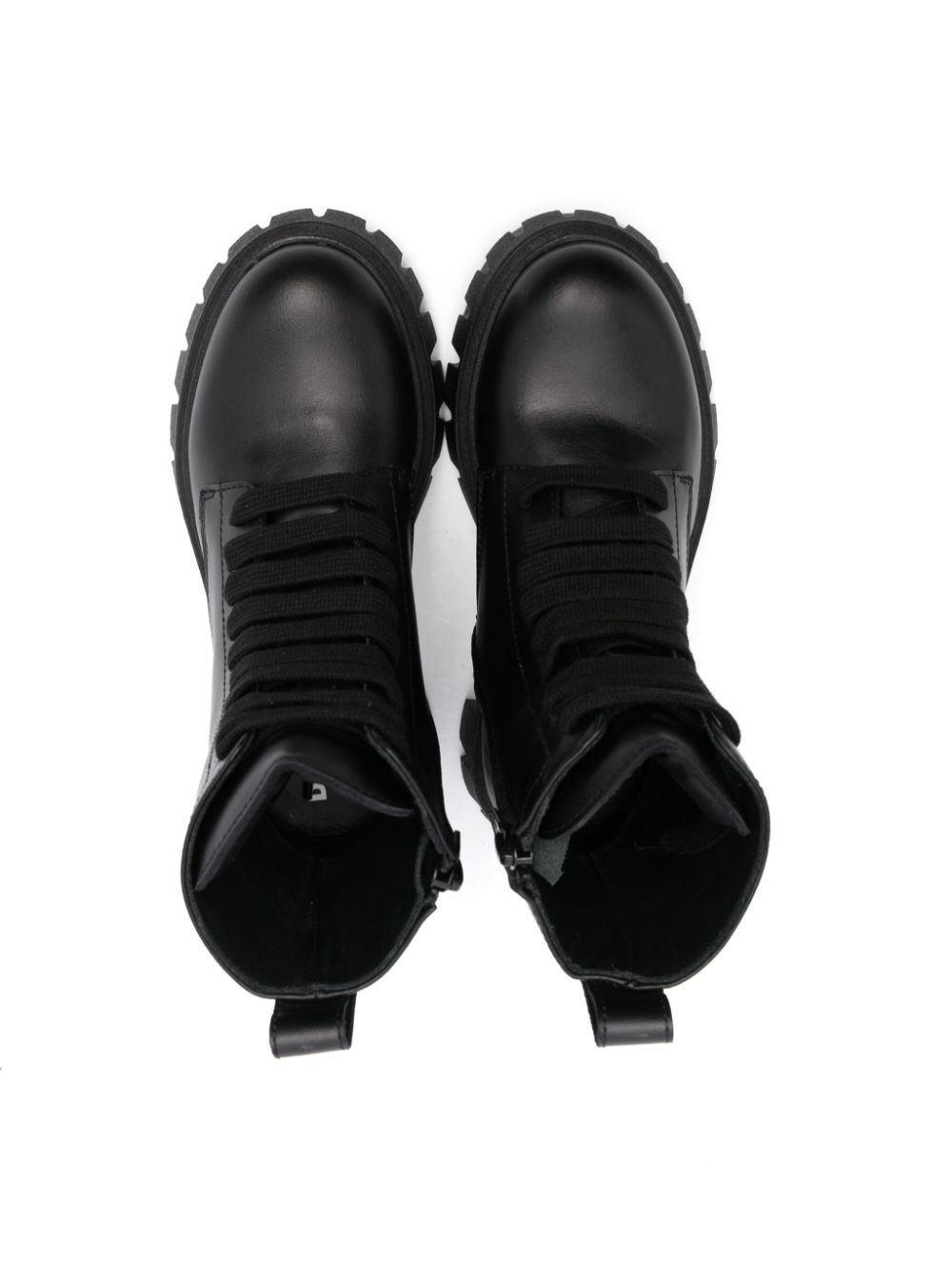 DSQUARED2 KIDS leather boots Black