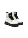 MM6 Maison Margiela Kids numbers-motif boots - White
