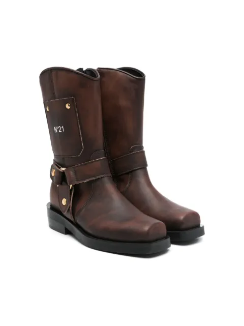 Nº21 Kids leather boots