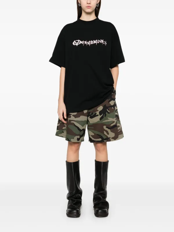 【VETEMENTS】ブラック Reaper Tシャツ Black Reaper T-shirt by VETEMENTS on Sale