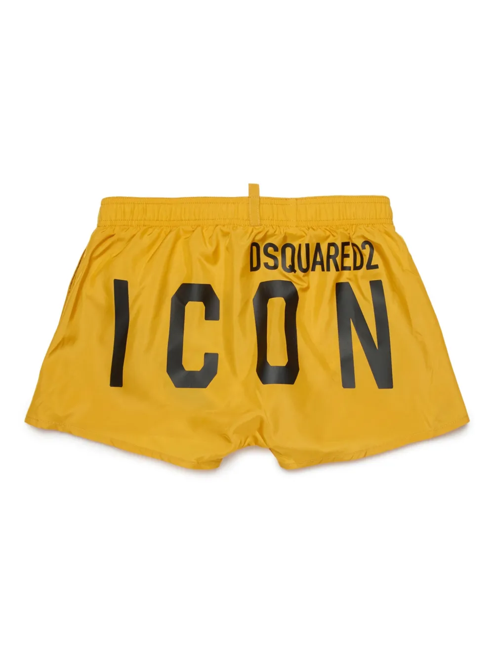 DSQUARED2 KIDS logo swim shorts - Geel