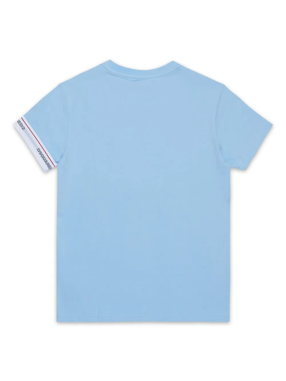 DSQUARED2 KIDS T-shirt met logo afwerking - Blauw