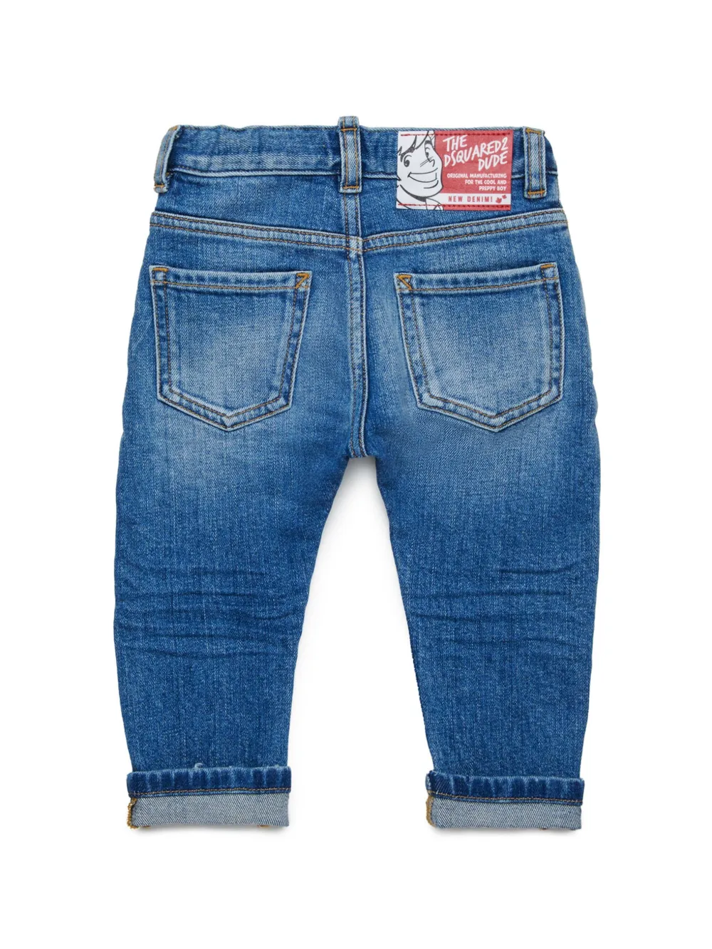 DSQUARED2 KIDS Jeans met toelopende pijpen - Blauw