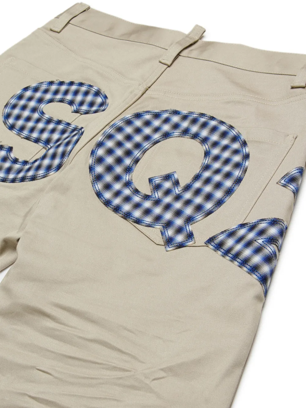 DSQUARED2 KIDS Broek met logopatch Beige