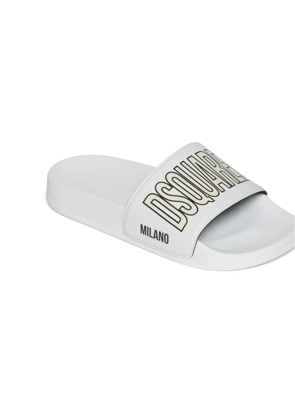 DSQUARED2 KIDS logo-print slides White