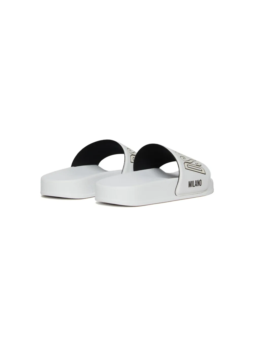 DSQUARED2 KIDS logo-print slides White