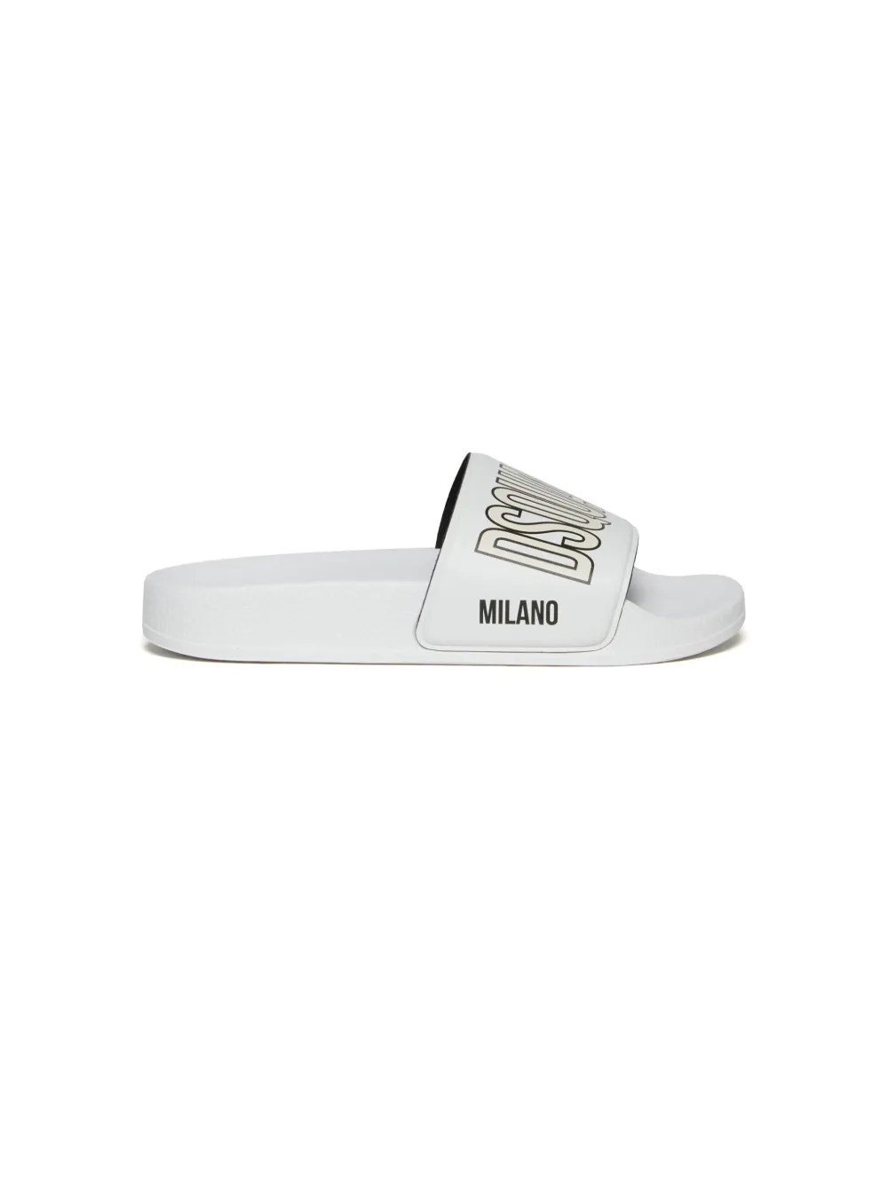 DSQUARED2 KIDS logo-print slides White