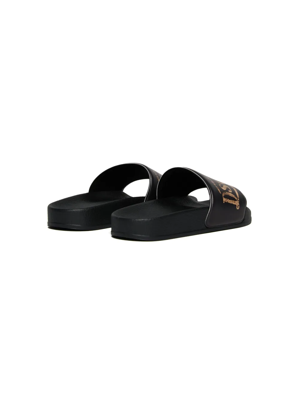 DSQUARED2 KIDS logo-print slides Black