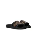 DSQUARED2 KIDS logo-print slides - Black