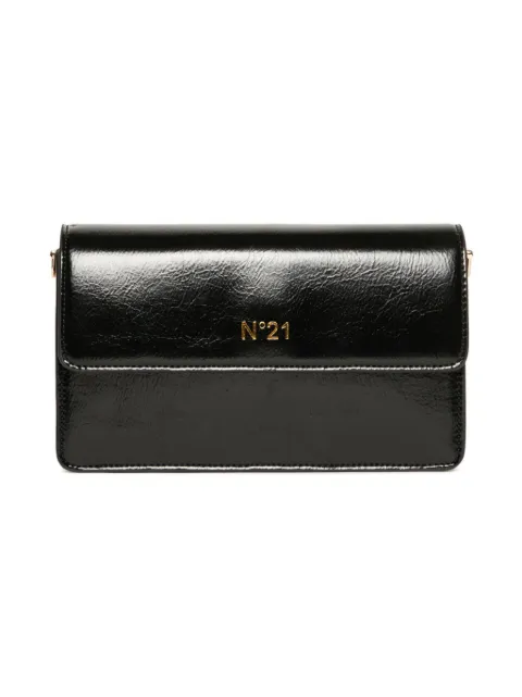 Nº21 Kids logo-stamp shoulder bag