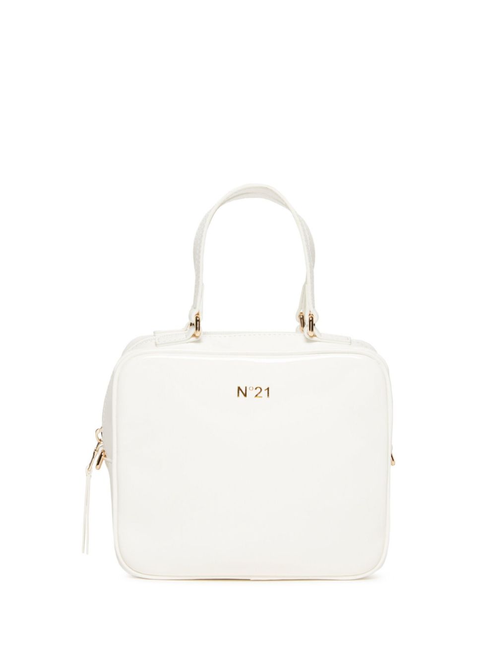 N°21 Kids' Logo-print Tote Bag In White