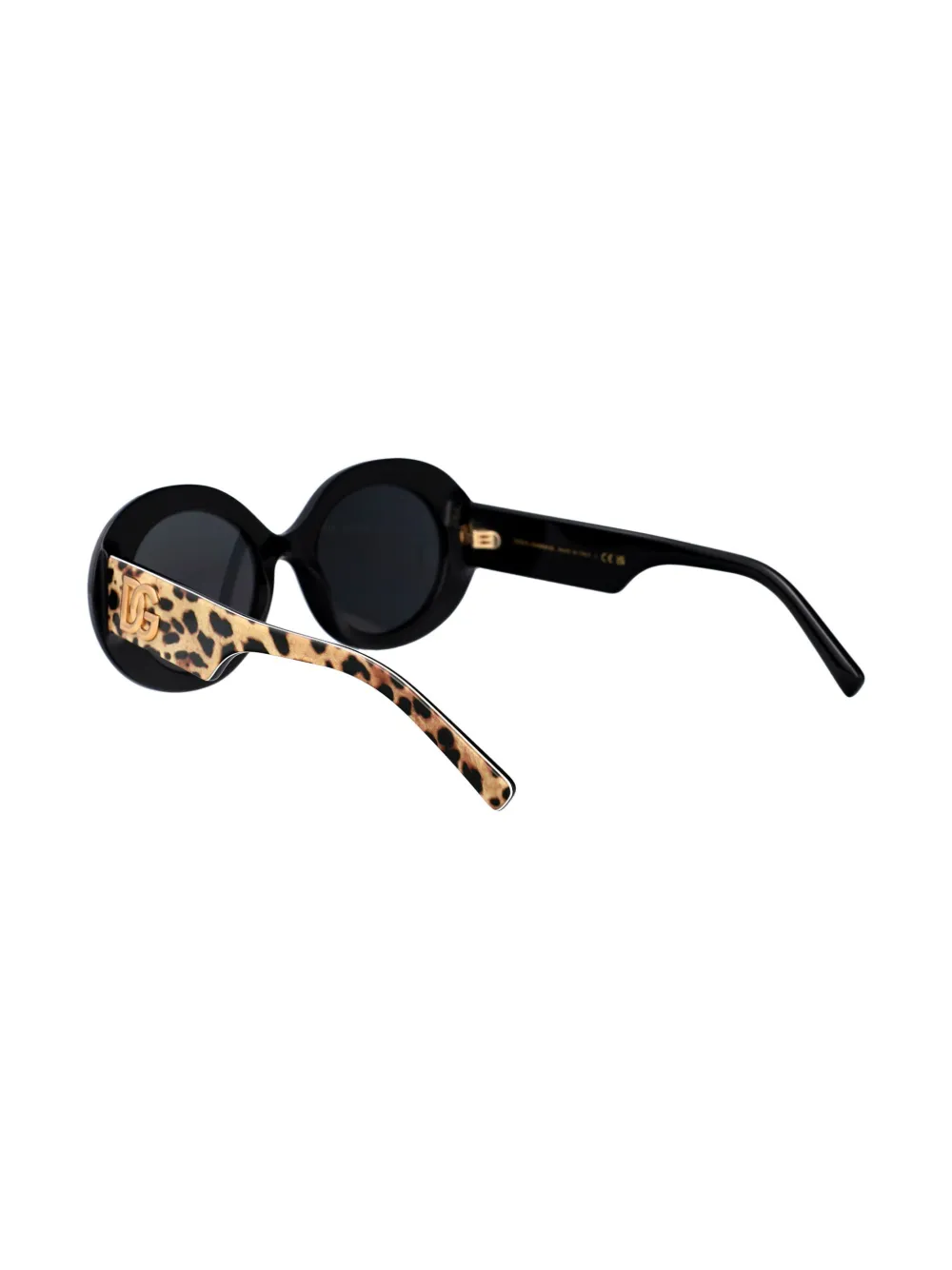 Dolce & Gabbana Eyewear Zonnebril met luipaardprint Bruin