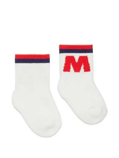 Marni Kids calcetines con logo en jacquard