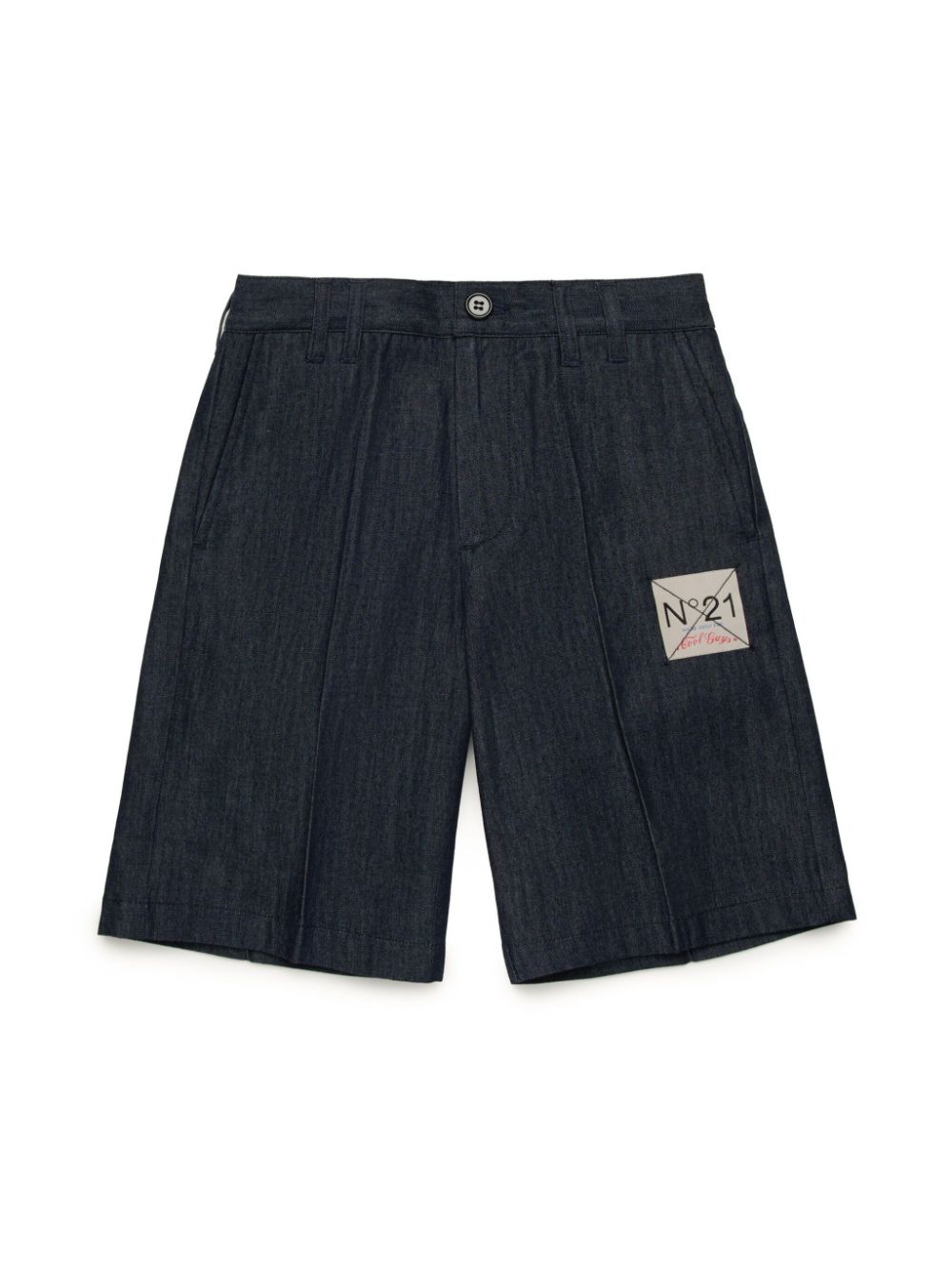 Nº21 Kids cotton shorts - Blue