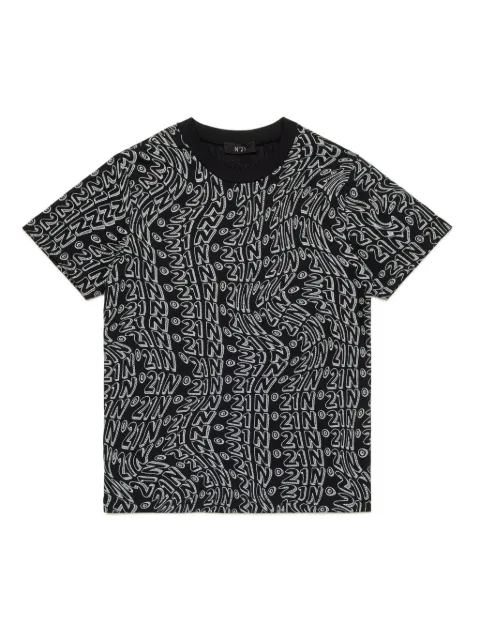 Nº21 Kids printed T-shirt