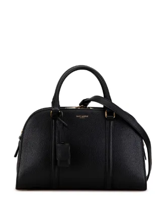 SAINT LAURENT ブラックレザー バッグ Saint Laurent Pre-Owned 2021 レザー ロック ダッフル