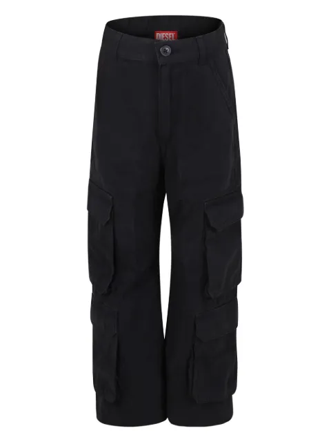 Diesel Kids cotton cargo trousers