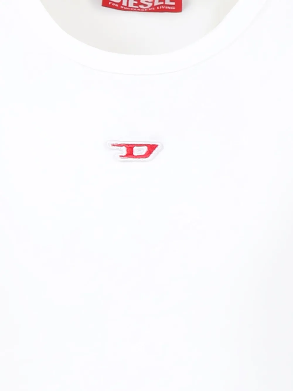 Diesel Kids Katoenen tanktop Wit
