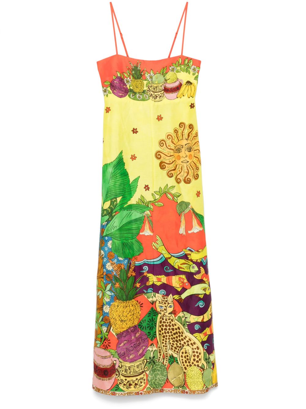 Tiger Day maxi dress