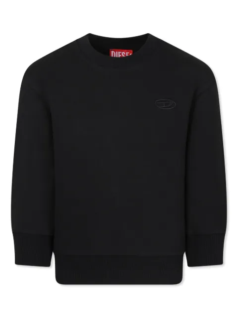 Diesel Kids Oval D-embroidered sweatshirt