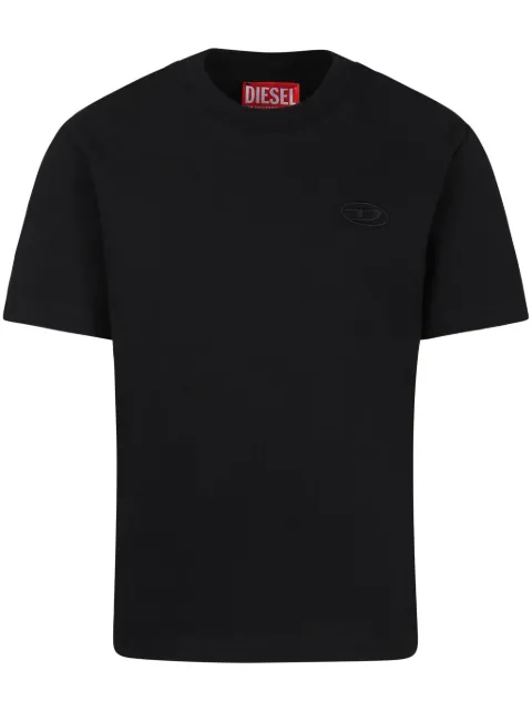 Diesel Kids Oval D-embroidered T-shirt