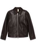 Sunflower leather jacket - Brown