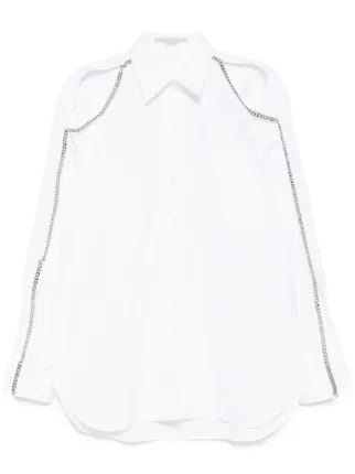 Tシャツ・カットソー Stella Mccartney T-Shirt With Chain Detail Stella McCartney chain-link Detail short-sleeve T-shirt